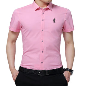 Camisa Social Masculina  Manga Curta